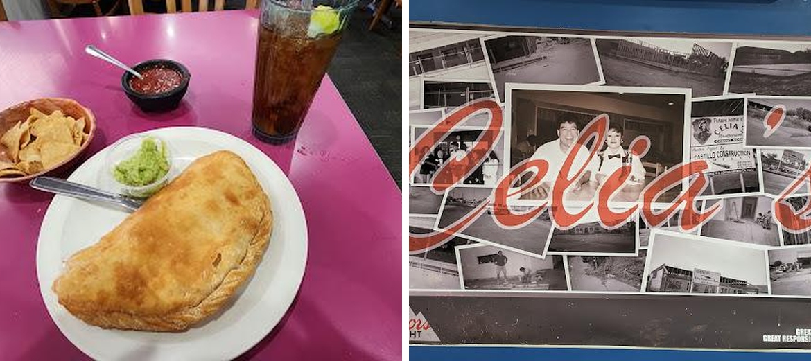 Celia's Restaurant Menu